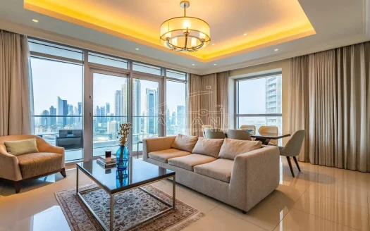 All Bills Included | city and Burj Khalifa View